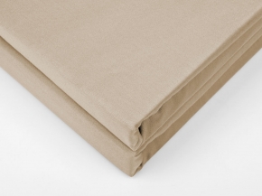 4403/1-БЧ простыня на резинке 200*140*20 гл.кр. сатин цв. какао 1513-09