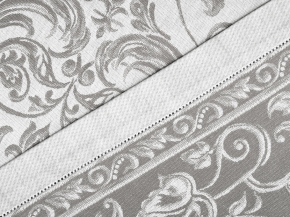 07С-36ЯК Скатерть 140*220 "Шитье" цв. серый