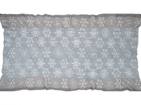 18С230-ШР/у. Полотенце 80*145 "Снежинки" цв. 1 рис. 744