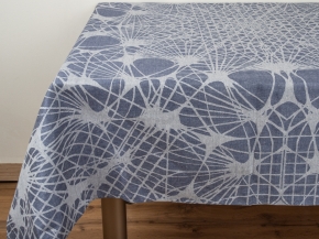 16С383-ШР 150*150 Скатерть "Кружево" цв.50 синий