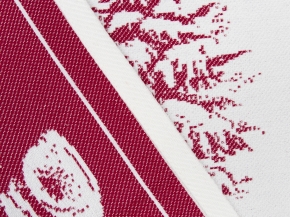 9с25.110ж1 Поздравление(ДТЭ бордовый) Салфетка 50х50см