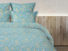 Перкаль набивной арт 140  рис 64053/2 Милора голубой,  150 см