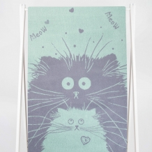 6с102.411ж1 Парочка (мятный2) Полотенце махровое 67х150см