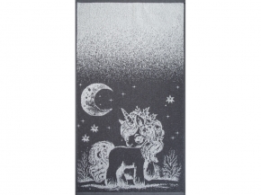 6с103.412ж1 Волшебная ночь(графит5) Полотенце махровое 50х90см