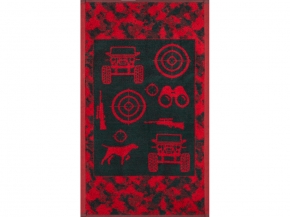 6с104.411ж1 Охотнику(т.зеленый1) Полотенце махровое 67х40см