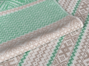 17С574-ШР/ст 49*150 Рушник "Торжество" цв. 13 рис. 146 зеленый