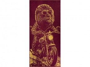 6с102.411ж1 Моторалли(кр.дерево1) Полотенце махровое 67х150см