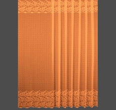 2.50м 2С22-К П полотно гардинное рисунок 1063 оранжевый
