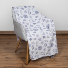 23С83-ШР/у./л.с.уп. 120*160 Плед "Море" цв. 50 рис. 71 синий