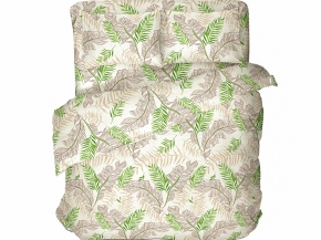 41261-БЧ Павлинка комплект евро "Альбедо" рис. 6032-02 зеленый