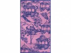 6с103.412ж1 Весеннее утро(пурпурн3) Полотенце махровое 50х90см