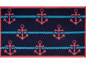 6с104.411ж1 Якоря New(3-бир-т.син) Полотенце махровое 67х40см