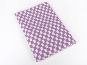 Одеяло байковое ОБ-200  140*205  клетка цв. сирень