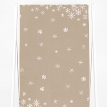 6с102.511ж2 Снежинки-арт(лен3) Полотенце махровое 67х150см