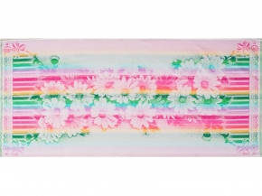 6с103.412ж1 Ромашковый букет (св.радужка) Полотенце махровое 50х90см