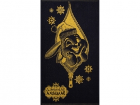 6с103.412ж1 Заинька(т.желтый) Полотенце махровое 50х90см