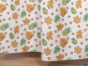 Ш/Лн/5153/1П 1807-0 20ШС70-1-КВ Комплект штор 270*150 - 2 шт. "Рождественские пряники"