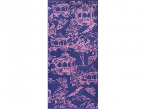 6с102.411ж1 Весеннее утро(пурпурн3) Полотенце махровое 67х150см