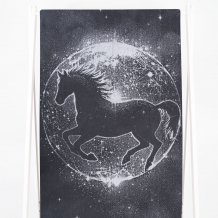 6с102.411ж1 Астроконь (графит5) Полотенце махровое 67х150см