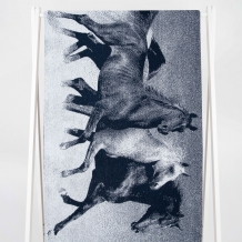 6с102.411ж1 Тройка(т.синий2) Полотенце махровое 67х150см