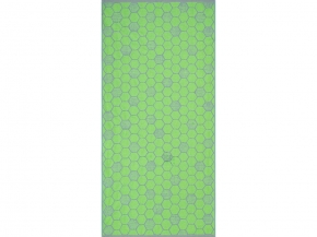 2о22.129ж1 Соты (салатовый) Полотенце 67х140 см