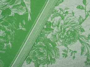 07С-39ЯК 45*60 Полотенце "Цветы и птицы" цв. трава (многоцветный)