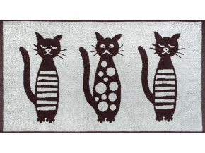 6с103.412ж1 Коты (шоколад) Полотенце махровое 50х90см