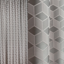 Ткань для портьер жаккард Куб (V.22292-4), 289см