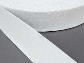 45мм. Резинка ткацкая 45мм (32,19г/м) белая (рул.50м) арт.24с57