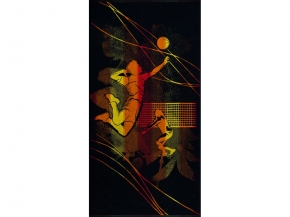 6с102.413ж1 Пляжный волейбол (СН1 т.синий) Полотенце махровое 81х160см