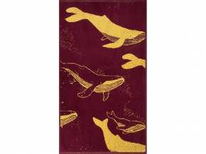 6с103.412ж1 Киты(кр.дерево1) Полотенце махровое 50х90см