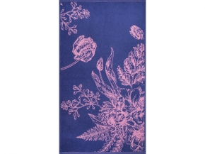 6с103.412ж1 Очарование(пурпурн3) Полотенце махровое 50х90см