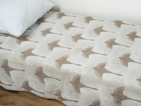 3с109.412ж2 Китайский журавль (лен3) Плед 208х200 см