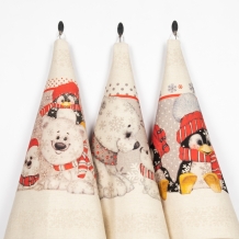 20С189-ШР+К/пр/фкор Комплект полотенец из 3 шт 46*60 "Север-3" рис. 338