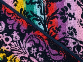 6с102.411ж1 Париж (темно-синяя радужка) Полотенце махровое 67х150см