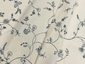 Перкаль ткань Вареный хлопок набивной арт 239 рис 72238/2 Цветочный сад, 220 см