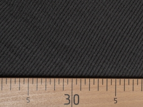 Трикотажное полотно (подвяз) ПАН 2:2 430гр/м2, черный, ширина 0,36м