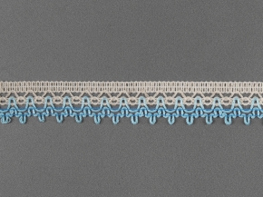 19мм. 60222 ТЕСЬМА ОТДЕЛОЧНАЯ лен с голубым*1882, 19мм (рул.50м)