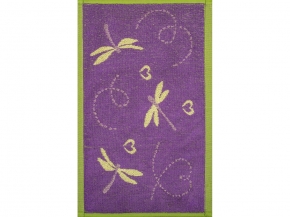 1с105.413ж1 Мотыльки(3-сирень4) Полотенце махровое 50х30 см