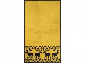 6с103.412ж1 Оленики(т.желтый) Полотенце махровое 50х90см