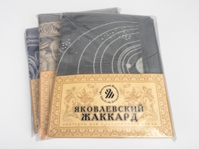 10с45 ЯК   Скатерть  178*178  "Восточный мотив"  цв. красный