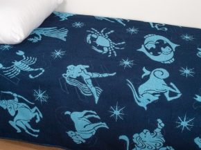 3с109.411ж1 Знаки зодиака(т.синий2) Плед 208х150 см