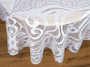 Д220АБ/кор. СКАТЕРТЬ ДЕКОРАТИВНАЯ 2775  бел.с яр-серым 2.50 м*1.60 м рис. Д220АБ