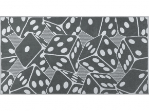 6с102.413ж1 Кости (графит) Полотенце махровое 81х160см