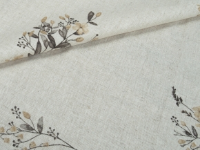 Ткань бельевая арт.17с-3ЯК п/лен наб лен 30%, хл.70%, пл.145г рис. Букетики, 220см