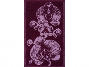 1с105.413ж1 Орхидея (фиалка4) Полотенце махровое 50х30 см
