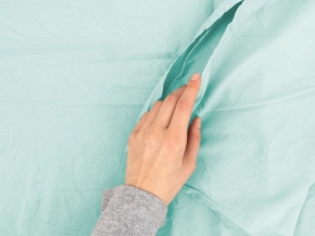 4844-БЧ/кор. комплект евро вареный хлопок рис. 13-4809 цв ярко-голубой