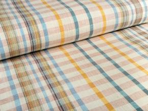Холст п/лен полотенечный клетка арт.8-25 вид 2 ширина 50см, лен-50%, хлопок-50%