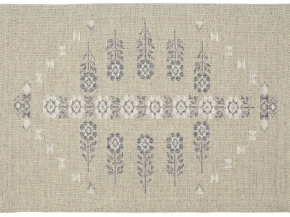 24С63-ШР/уп.кор. Комплект столовый 140*210 "Птушкi-кветкi" рис. 124 цв. 1