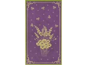 6с103.412ж1 Прованс-букет(3-сирень4) Полотенце махровое 50х90см